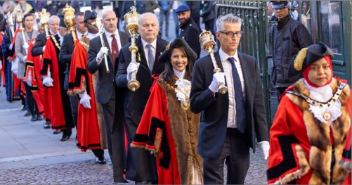 Photo 1. 2023 Civic Service Mayor Procession